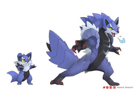 Pokemon x Monster Hunter, Moonwuff and Lunagaron : MonsterHunter ...