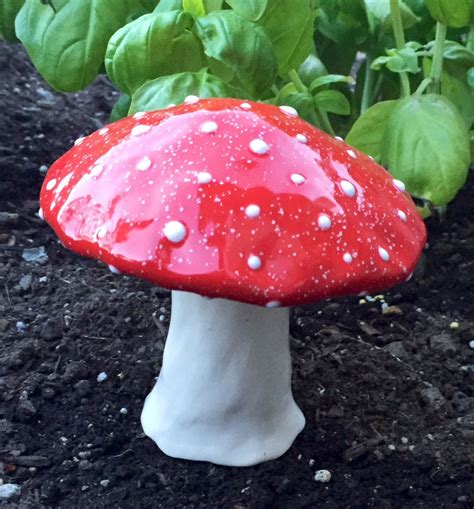 Ceramic Toadstool Large Handmade Toadstool For Home Or Garden Etsy