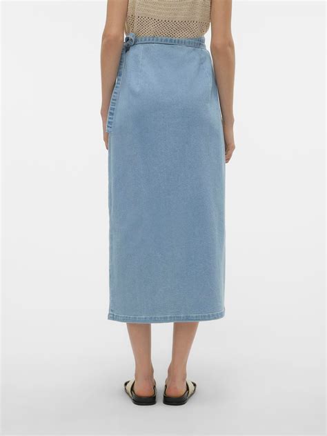 Vmzinnia Long Skirt Light Blue Vero Moda®