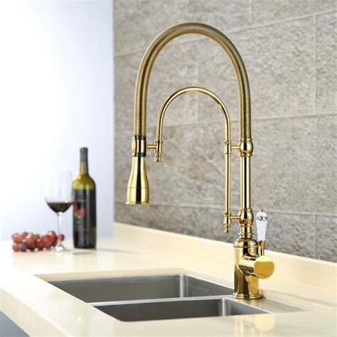 Brushed Brass Kitchen Faucet Polished : Schmidt Gallery Design ...