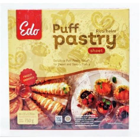 Jual Edo Puff Pastry Sheet Gr Roti Beku Olahan Shopee Indonesia