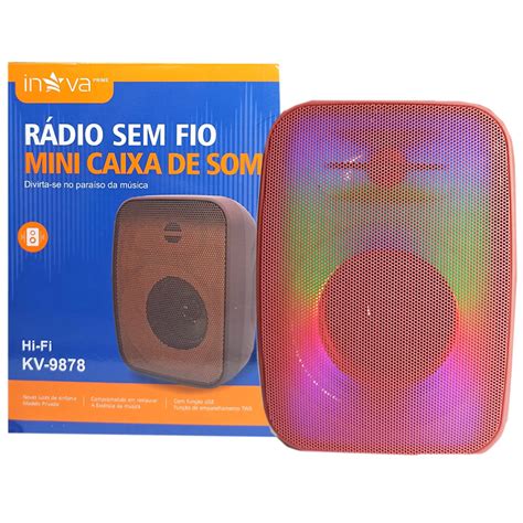 Caixa De Som Portatil Bluetooth Inova Kv 9878