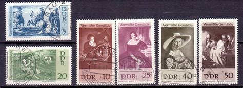 philaseum Briefmarken DDR 1967 Mi Nr 1286 1291 Vermisste Gemälde