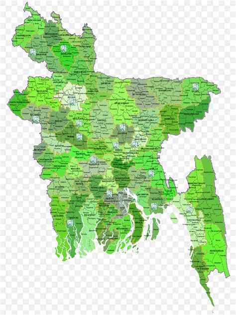 District Map Of Bangladesh