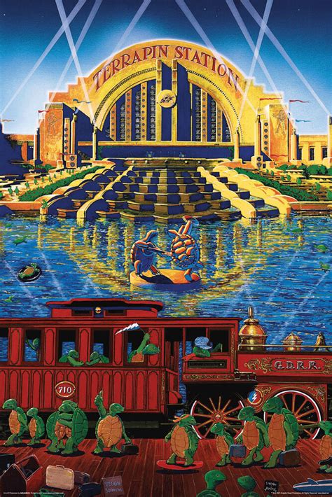 Grateful Dead Terrapin Station Art By Stanley Mouse And Alton Kelley