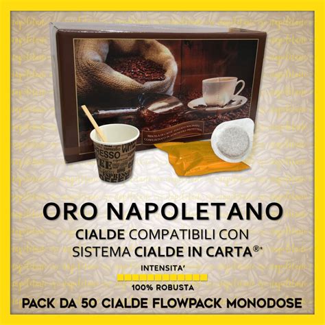 Oro Napoletano Napoletano Cialde Ese Mm Cialde Flowpack Monodose