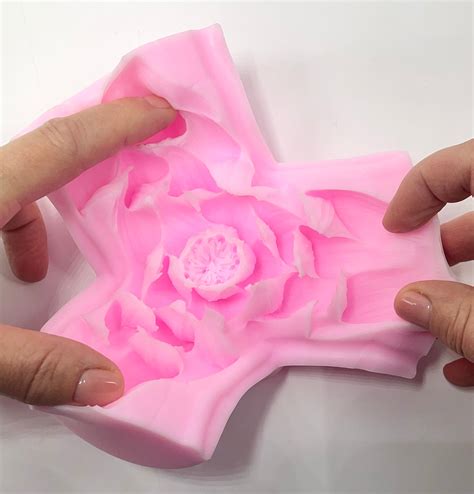 3d Water Lily Silicone Mold For Craft Lotus Water Lily Flower Etsy