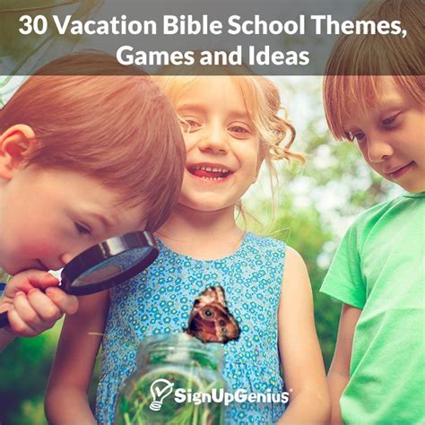 30 Vacation Bible School Themes, Games and Ideas | Vacation bible school themes, Bible school ...