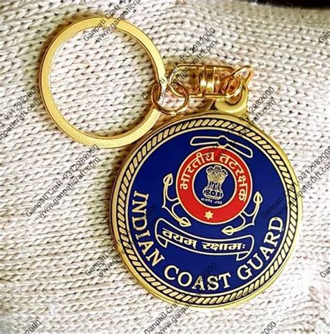 Indian Coast Guard Neavy Brass Keychain at Rs 150/piece in New Delhi ...