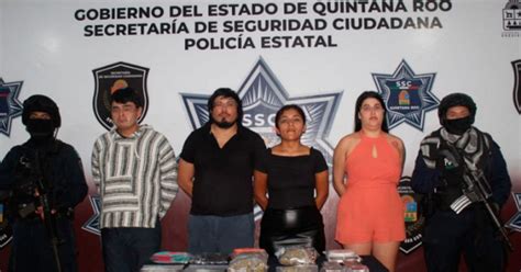 Atorados con marihuana y crack en supermanzana 95 de Cancún