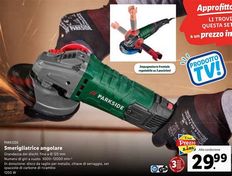 Parkside Smerigliatrice Angolare Offerta Di Lidl