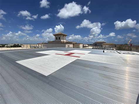 Hca Florida University Hospital Opens Helipad Hca Florida