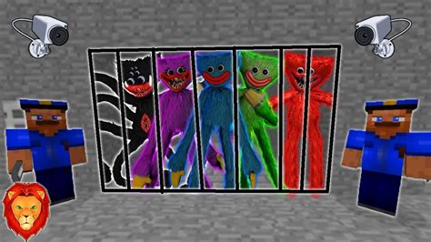 Todos Los Huggy Wuggy Presos Minecraft Prison Escape Minecraft