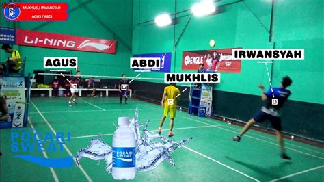 Badminton Pocari Match Mukhlis Irwansyah Vs Agus Abdi Gor Dewi