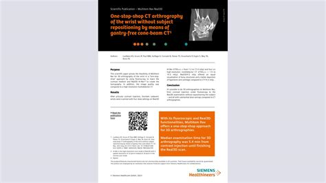 Robotic X Ray Scientific Publications White Papers Siemens