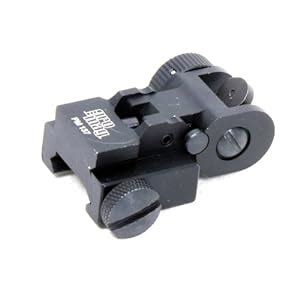 Amazon ProMag AR 15 M16 A2 Dual Aperture Flip Up Rear Sight Black