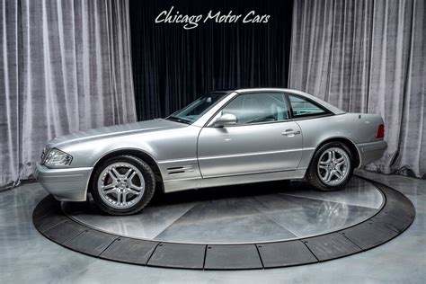 1999 Mercedes Benz Sl500 Convertible Brilliant Silver Metallic Used