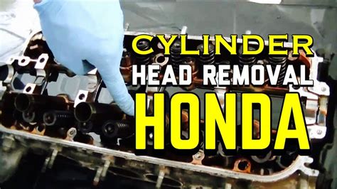 Honda Accord Cylinder Head Removal Head Gasket Repair L L L