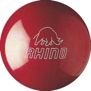 Brunswick Rhino Red Plastic Bowling Ball - 123Bowl