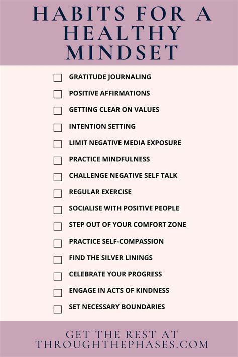 How To Maintain A Healthy Mindset
