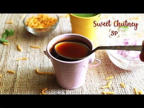 Easy Sweet Chutney For Chaats And Snacks Sharmis Passions Sweet