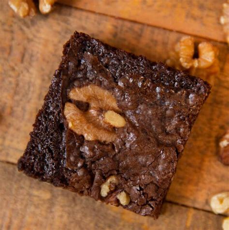 Walnut Brownies Recipe - Dinner, then Dessert