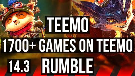 Teemo Vs Rumble Top Rank Teemo Games Na