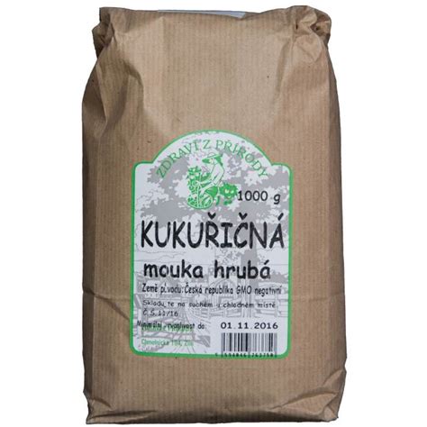 Kukuřičná Mouka Hrubá 1kg Dietashopbrno Cz