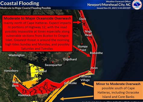 Moderate to major ocean overwash, coastal flooding likely this weekend | Island Free Press