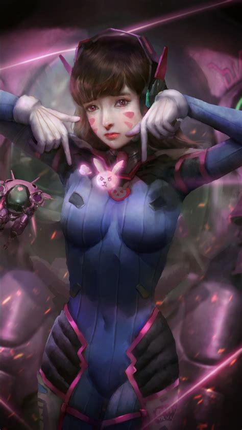 Dva Overwatch Artwork 4k Wallpapers Hd Wallpapers Id 25323