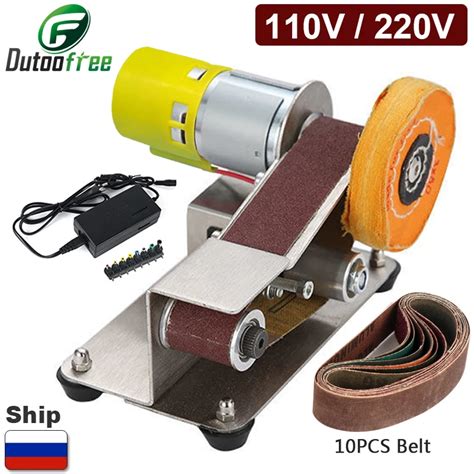 110V 220V Mini Elektrische Band Sander DIY Polieren Schleifen Maschine