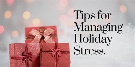 Tips for Managing Holiday Stress. - Saranga Comprehensive Psychiatry ... 