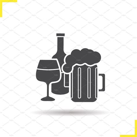 Alcohol Icon Vector Icon Alcohol Icon Illustration