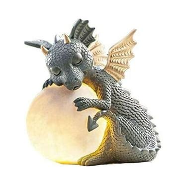 Garden Dragon Statue Fountain Dragon Ornament Resin Water Feature ...