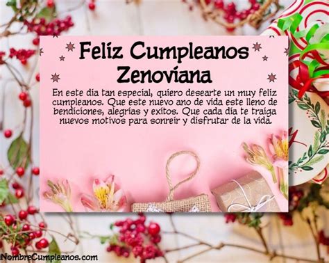 Feliz Cumpleaños Zenoviana Tartas Tarjetas Deseos