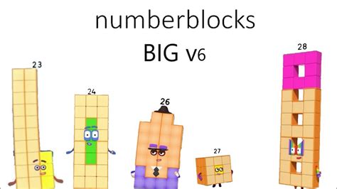 Numberblocks Big V6 Numberblocks Big Wiki Fandom