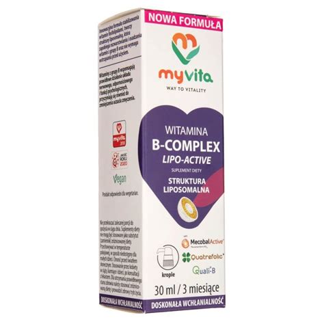 MyVita Witamina B Complex Active 30 Ml Medpak Cena