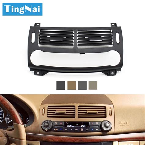 Car Front Dashboard Middle Ac Vent Air Vent Grille Panel Cover For