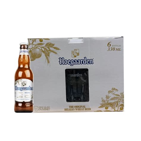 Sale Hoegaarden White Beer Ml Bottle X Pack With Glass