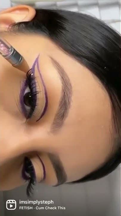 Graphic Eyeliner Tutorial Easy Graphic Eyeliner Purple Eyeliner