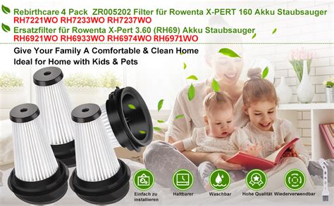 Amazon De Rebirthcare Zr Filter F R Rowenta X Pert Rh