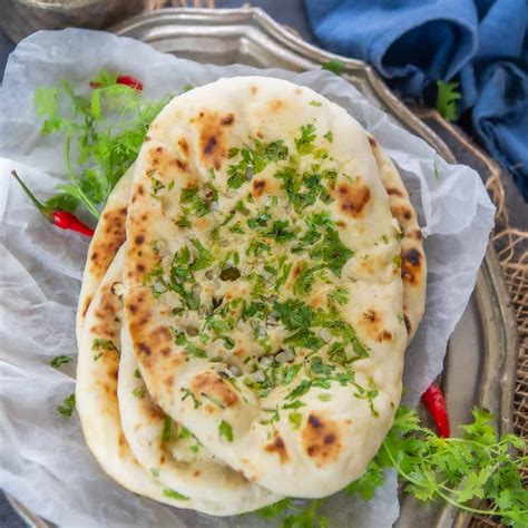 Garlic Naan Recipe Step By Step Video Oven Stove Top Whiskaffair