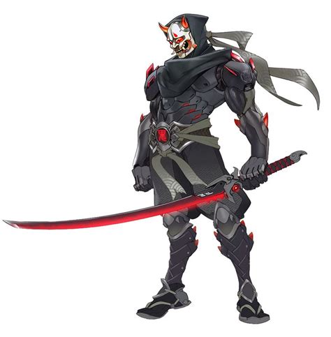 Genji Oni Skin Art - Overwatch Art Gallery | Genji oni, Genji oni skin ...