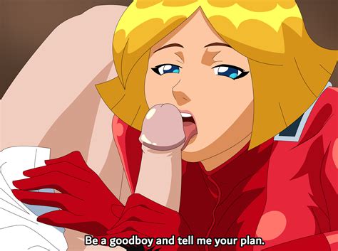 Rule 34 1boy 1girls Artist Request Bible Black Blonde Hair Clover Totally Spies Cock Worship