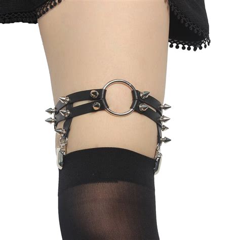 Amazon NE Norboe Sexy Leg Elastic Punk Harness Woman Garter Belt