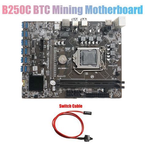 B250C BTC Mining Motherboard Switch Cable 12XPCIE To USB3 0 GPU Slot