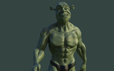 Create Meme Pumped Up Shrek Shrek Jock Shrek With Muscles