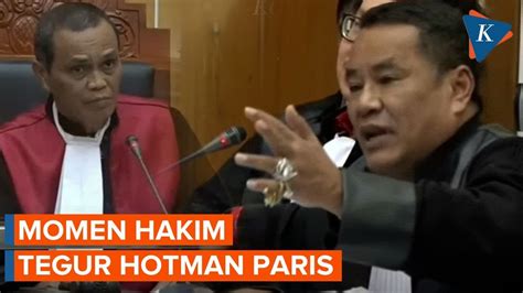 Hotman Paris Kena Tegur Hakim Gara Gara Ini YouTube