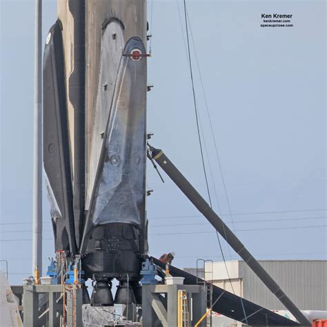 Recovered Falcon 9 Landing Legs Stay Fully Retracted 1st Time in SpaceX ...