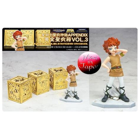 Saint Seiya Myth Cloth Appendix Gold Cloth Box Volume Figurine De Kiki